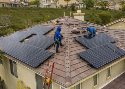 solar panel installation