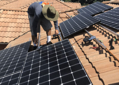 solar panel installation