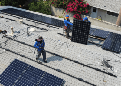 solar system & Construction Winnetka Project