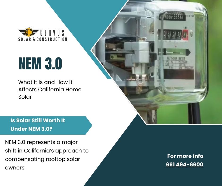 NEM 3.0 Is Solar Still Worth It Under NEM 3.0?